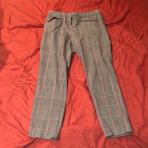 Gap curvy signature skinny ankle plaid pant